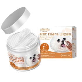 Yegbong Pet Wipes Clean, Dogs And Cats Tear Stains Eye Cleaning Wipe Eye Dirt Cotton Pad (Option: 1Pc)